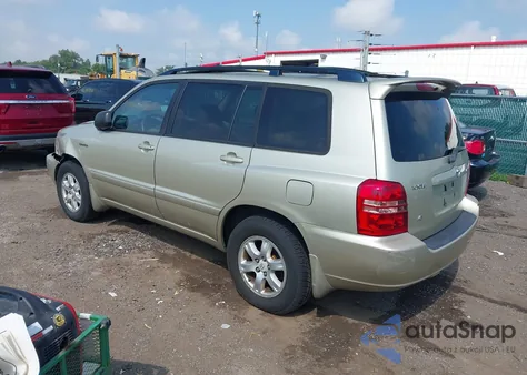 2003 Toyota Highlander Limited V6 z USA, uszkodzony, nr VIN JTEGF21A330116504